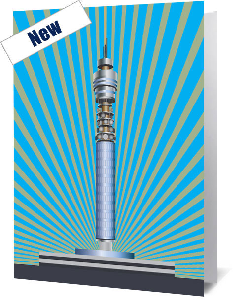 BT Tower Day Notecard £3.99