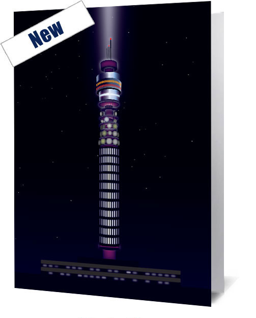 BT Tower Night Notecard £3.99