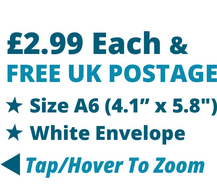 A6 Size Notecard Price £2.99