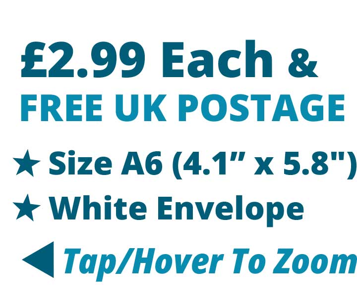 A6 Size Notecard Price £2.99