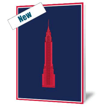 New York City - Chrysler Building Card