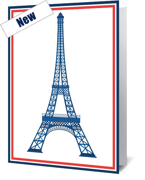 Eiffel Tower Notecard £3.99