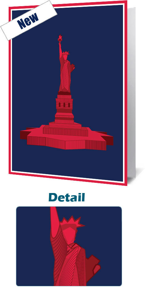Statue Of Liberty Notecard £3.99