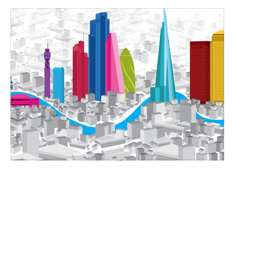 London SW To E Day Card - Price £2.99