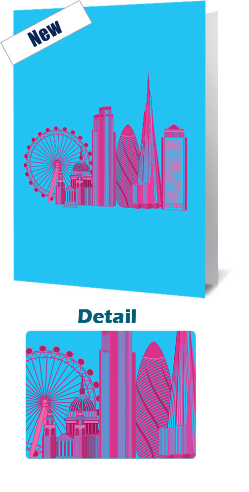 London Vibrant Notecard £3.99