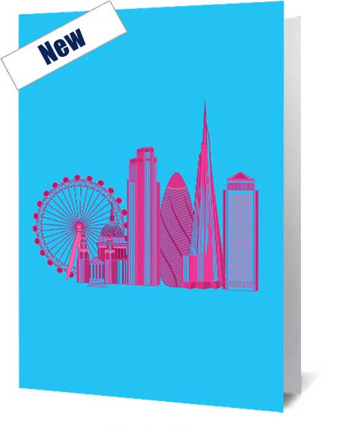 London Vibrant Notecard £3.99