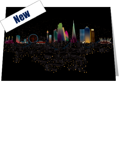 London SW To E Night Card £2.99