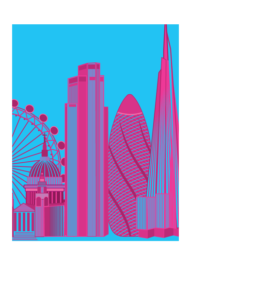 London Vibrant Card £2.99