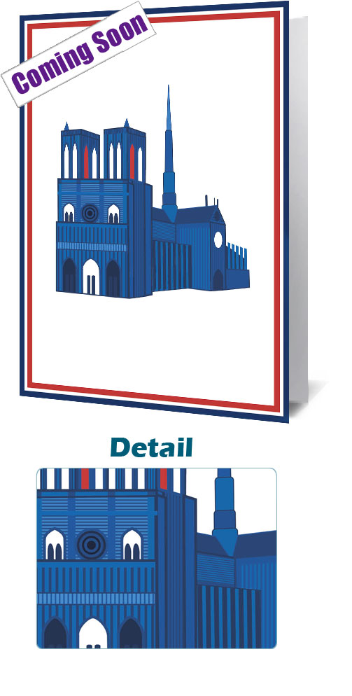 Notre-Dame Cathederal Notecard £3.99