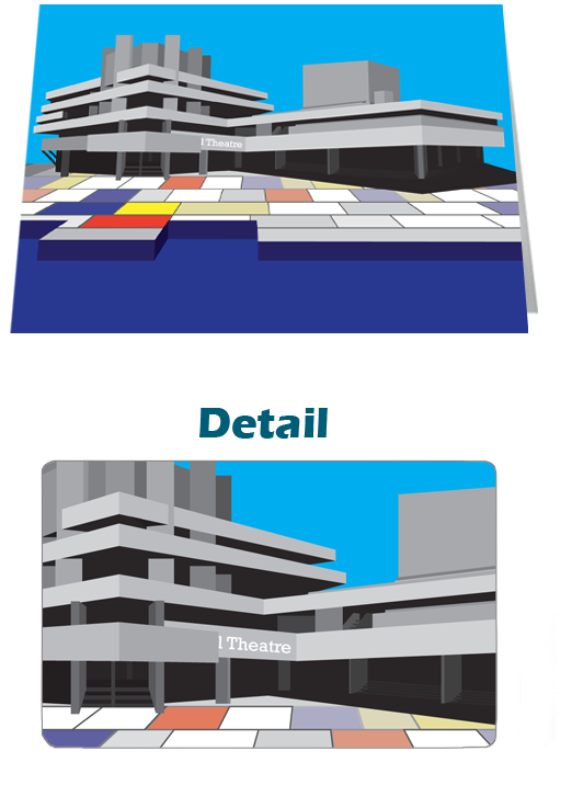 National Theatre London Notecard £3.99