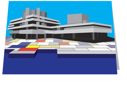 National Theatre London Notecard £3.99