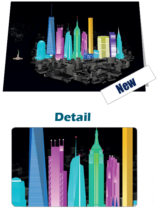 New York City Night Notecard £3.99