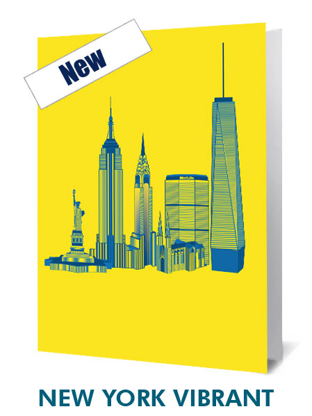 New York Vibrant Notecard £3.99