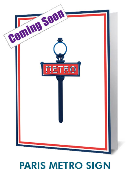 Paris Metro Sign Notecard £3.99