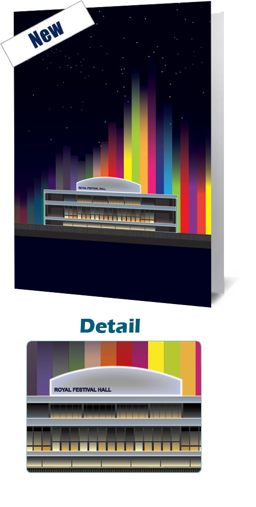 Royal Festival Hall Night Notecard £3.99