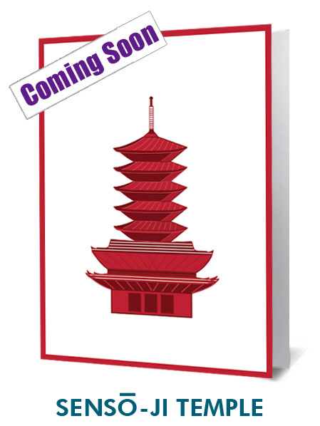 Senso Ji Temple Sign Notecard £3.99