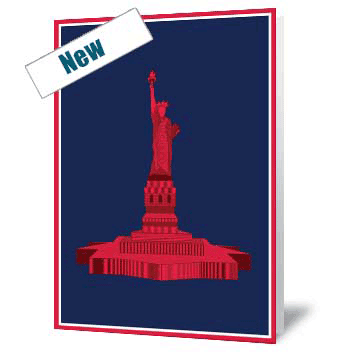 New York City - Statue Of Liberty  Card