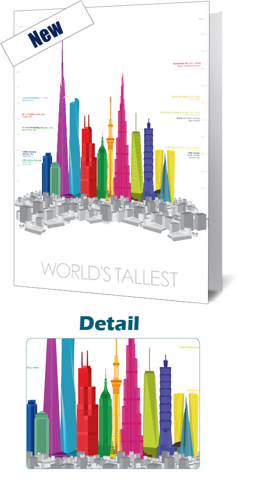Worlds Tallest Day Notecard £3.99
