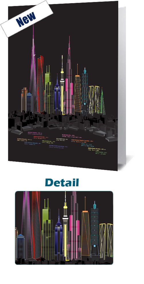 Worlds Tallest Night Notecard £3.99