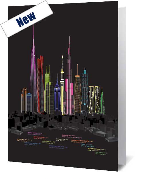 Worlds Tallest Night Notecard £3.99