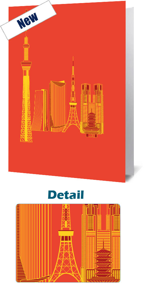 Tokyo Vibrant Notecard £3.99