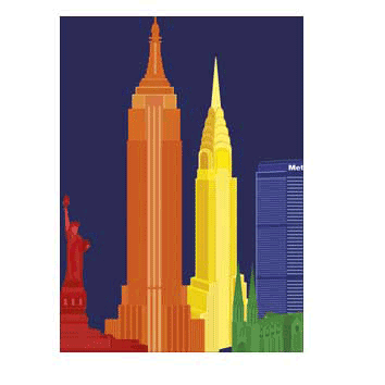 City Icons Up Close - new york Pride