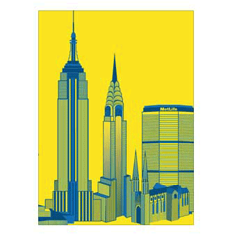 City Icons Up Close - New York Vibrant