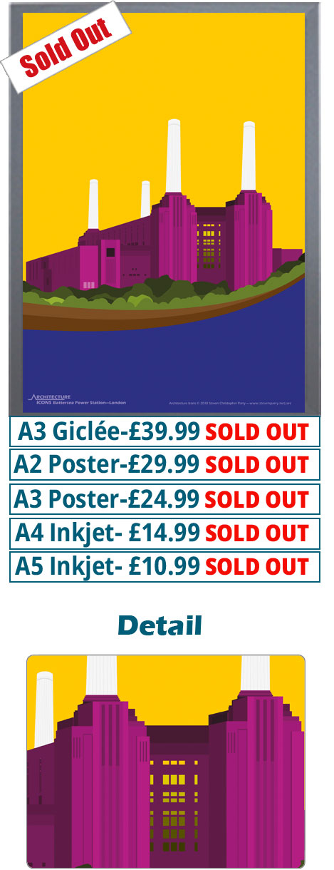 Battersea Power Station Day Print - Price From 10.99