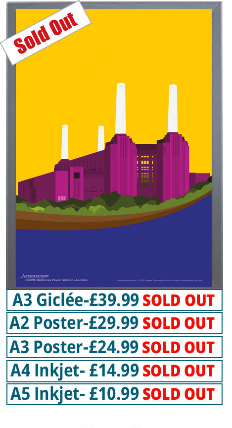 Battersea Power Station Day Print - Price From 10.99
