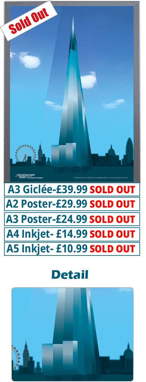 The Shard Print - Price From 10.99