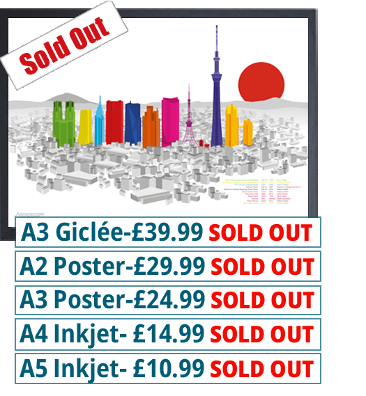 Tokyo Day Print Price From £10.99