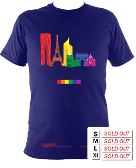 Paris Rainbow T Shirt