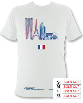 City Icons Paris Traditional T Shirt