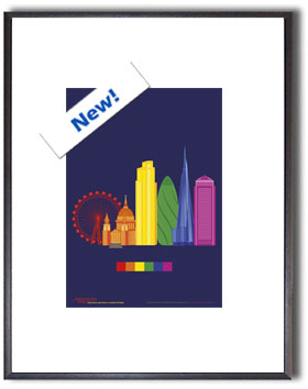 City Icons Up Close London Pride Print