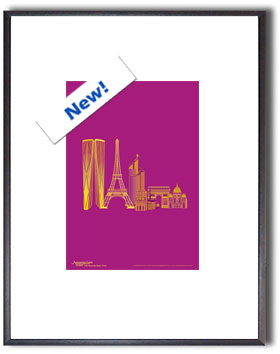 City Icons Up Close Paris Print