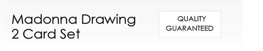 Madonna Drawing 2 Card Set