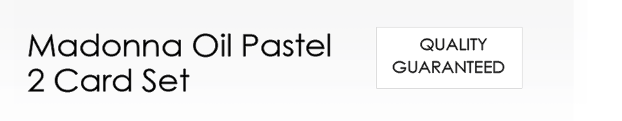 Madonna Oil Pastel 2 Card Set