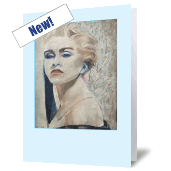 Madonna True Blue Card