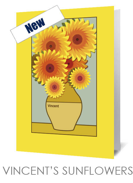 Vincent's Sunflowers - Notecard £3.99