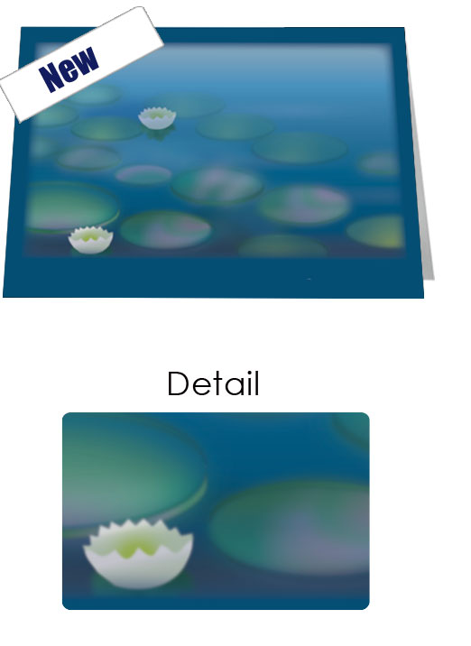 Claude's Water Lilies Notecard £3.99