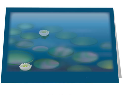 Claude's Water Lilies Notecard £3.99