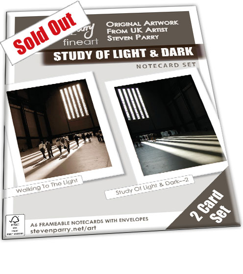 Study Of Light & Dark 2 Card Set £6.99 Includes Walking To The Light, Study Of Light & Dark 2 Cards