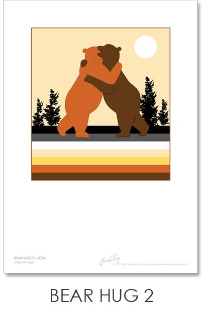 Bear Hug 2 Print