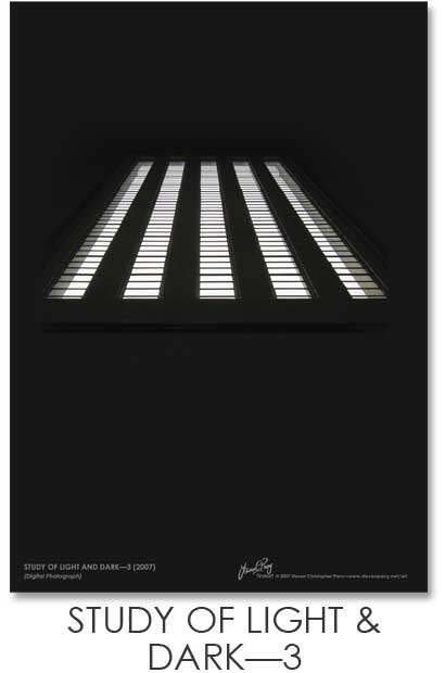 Study Of Light And Dark 3 Print