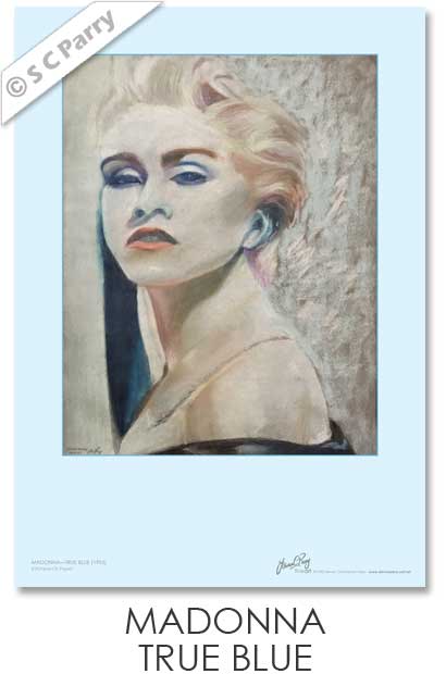 Madonna True Blue Print