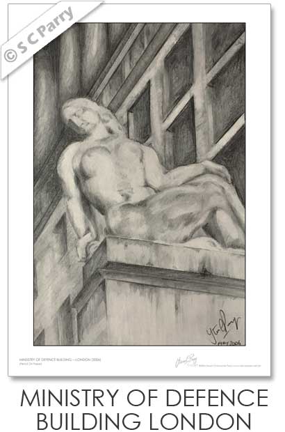Ministey Of Deence Building London Print