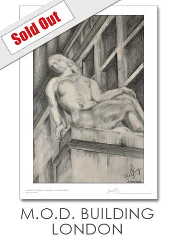 Ministey Of Deence Building London Print