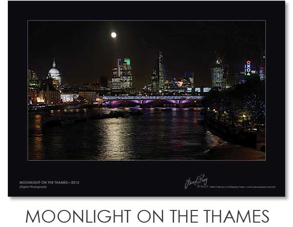 MoonLight On The Thames