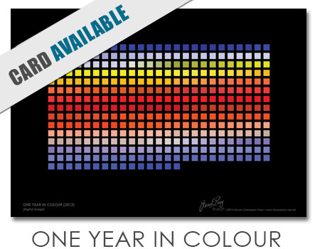 One Year In Colour Print