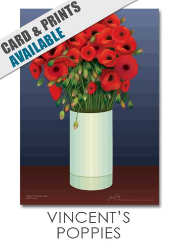 Vincent's Poppies Print